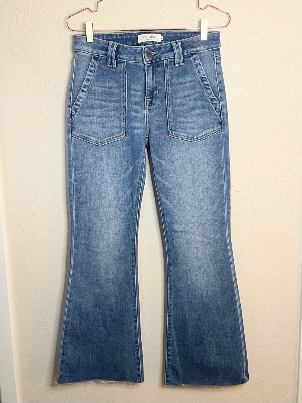 Hidden High Rise Flare Jeans Size 26